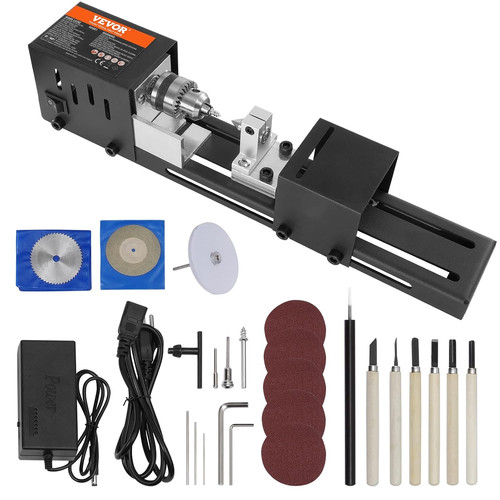 Mini tornio per legno 96w - mini,
