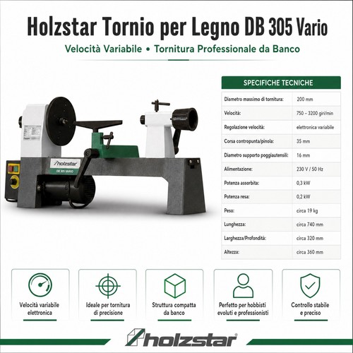 Tornio per legno 305 vario - db,